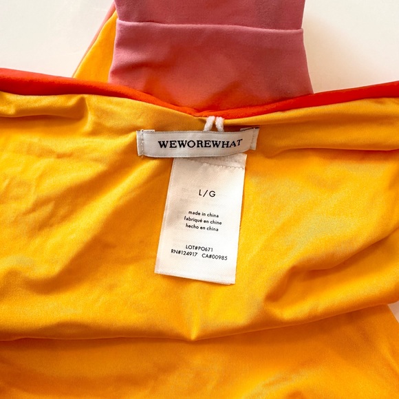 NEW WeWoreWhat Delilah Ombre Bikini Bottom Size Large - Picture 7 of 7